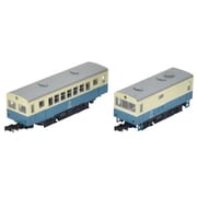 332046 Nスケールディスプレイモデル完成品 ノスタルジック鉄道 富井電鉄 峠（たお）線 気動車＋荷物気動車（キハ202＋キニ903・新塗装） 2両セット [鉄道模型]