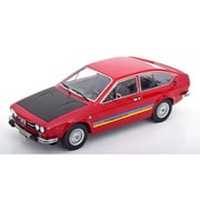 KKDC181093 1/18 アルファロメオ GTV 2000 Turbodelta 1979 レッド/マットブラック [ダイキャストミニカー]