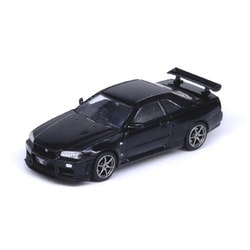 IN64-R34VS-BLA 1/64 日産 スカイライン GT-R R34 V-SPEC II ブラック [ダイキャストミニカー]