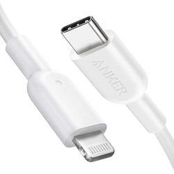Anker PowerLine II USB-C ＆ ライトニング ケーブル 0.9m ホワイト A8632022