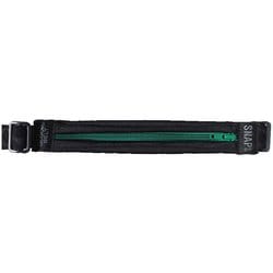 GLOOP BELT JOURNEY(Mサイズ) SNP-502-003 ブラック/グリーンzip [ランニング ランナーポーチ]