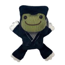 196408-24 かえるのピクルス マグネット ぬいぐるみ 黒子 [キャラクターグッズ]