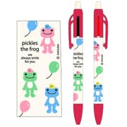 キャラクターグッズ 194978-24 かえるのピクルス シャープ&2色ボールペン 風船レッド