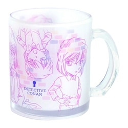 「名探偵コナン」 灰原 ガラス マグカップ 約320ml ラインアート 034191