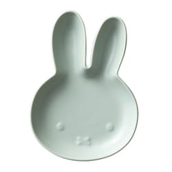 ディック・ブルーナ 「ミッフィー」 皿 小皿 プレート S 約15×11cm /食洗機対応/電子レンジ対応/ ダイカット マットブルー 200106