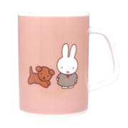ディック・ブルーナ 「ミッフィー&スナッフィー」 マグカップ 径7×高さ9.5cm MIFFY and SNUFFY ピンク 405151