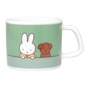 ディック・ブルーナ 「ミッフィー&スナッフィー」 マグカップ 径6.5×高さ5.5cm MIFFY and SNUFFY グリーン 405152