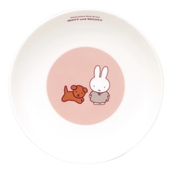 ディック・ブルーナ 「ミッフィー＆スナッフィー」 皿 カレー皿 パスタ皿 約20cm MIFFY and SNUFFY 405153