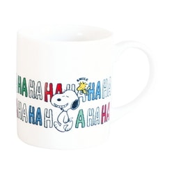 「PEANUTS （ピーナッツ）」 スヌーピー＆ウッドストック マグカップ 約300ml HAHAHAシリーズ 605140