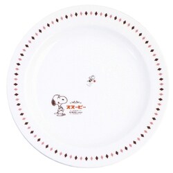 「PEANUTS （ピーナッツ）」 スヌーピー 皿 プレート 20cm レトロカフェ SNOOPY RETORO CAFE 609121