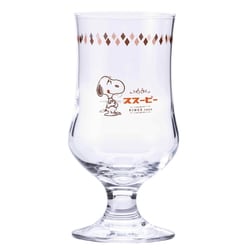 「PEANUTS （ピーナッツ）」 スヌーピー ガラス フロート グラス 約310ml レトロカフェ SNOOPY RETORO CAFE 609125