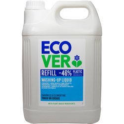 エコベール 食器用洗剤 詰め替え用 カモミールの香り 大容量 5000ml [台所用洗剤 手に優しい 植物由来 油汚れ 手荒れ]