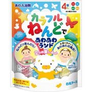 カラフルねんどであわあわランド 15g×4個 [子供用入浴剤 あわ入浴剤]