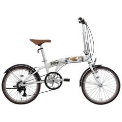 ネコデザインの折り畳み自転車 Kocka（コチカ） 6段変速 ミケ NE-23-002