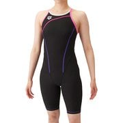 トレーニングワンピーススパッツ（オープンバック・ハーフレッグ） SAR4101W (BKPK)ブラック×ピンク Lサイズ [水着 レディース]