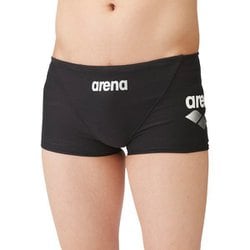 トレーニングスパッツ メンズ 水着 ブラック×シルバー（BKSV） Oサイズ SAR4104