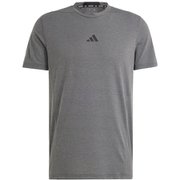 DESIGNED FOR TRAINING ワークアウト半袖Tシャツ IEJ24 ダークグレーヘザーソリッドグレー J/Lサイズ [ランニングウェア シャツ メンズ]