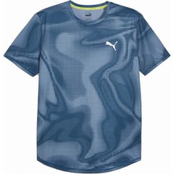 RUN FAVORITE AOP Tシャツ 524549 21 Ocean Tropic-print Lサイズ [ランニングウェア シャツ メンズ]