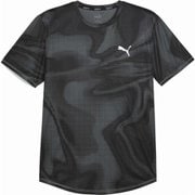RUN FAVORITE AOP Tシャツ 524549 51 PUMA Black-Q1 print Lサイズ [ランニングウェア シャツ メンズ]