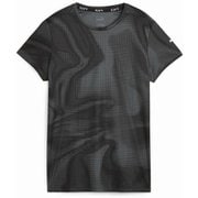 RUN FAVORITE AOP Tシャツ 524573 51 PUMA Black-SS24 Psychedelic Mサイズ [ランニングウェア シャツ レディース]