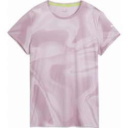 RUN FAVORITE AOP Tシャツ 524573 60 Grape Mist Sサイズ [ランニングウェア シャツ レディース]