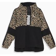 トレーニング トレイン エッジ クロス ウーブン ハーフジップ ジャケット 525202 83 Prairie Tan Mサイズ [ランニングウェア シャツ メンズ]