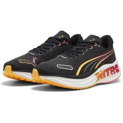 マグニファイ ニトロ 2 テックFF 309699 01 PUMA Black-Sun Stream-Sunset Glow 27.5cm [ランニングシューズ メンズ]