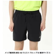 Sport Essentials ラン 5インチショーツ(インナー付き) MS41227 BK Sサイズ [ランニングウェア ショートパンツ メンズ]