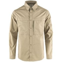 アビスコ トレイルシャツ メンズ Abisko Trail Shirt LS M 12600194 118 Fossil Mサイズ [アウトドア シャツ メンズ]