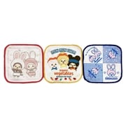 2833013 モンチッチ リアルプリントミニタオル3P A [キャラクターグッズ]