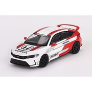 MGT00721-L 1/64 ホンダ シビック Type R 2023 #2 ペースカー ホワイト 左ハンドル [ダイキャストミニカー]