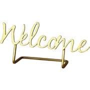 サインデコ アイアン Welcome ゴールド Sサイズ DTDT2451GD