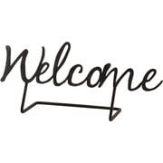 サインデコ アイアン Welcome ブラック Lサイズ DTDT2453BK