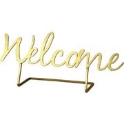 サインデコ アイアン Welcome ゴールド Lサイズ DTDT2453GD