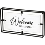 サインデコ アイアンWフレーム 壁掛け Welcome Lサイズ DTDT2523