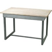 SCANDINAVIAN メタルスタンドウッドワイドテーブル FJGT5060