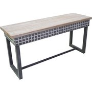 SCANDINAVIAN メタルスタンドウッドローテーブル FJGT5070