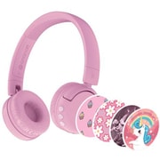 BuddyPhones POP Fun キッズ用ワイヤレスヘッドホン ピンク BT-BP-POP-FUN-PK