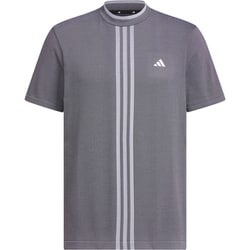 AD24SS IEY08 IN6651 BK/WH J/M [ゴルフシャツ メンズ ULT365 PRIMEKNITサイドシームレスモック 半袖 J/Mサイズ ブラック/ホワイト]
