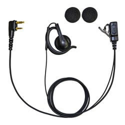 高耐久仕様 トランシーバー用 イヤホンマイク （スポンジ付き耳掛けスピーカータイプ/ICOM 防水2Pinプラグ対応） FPG-29IP