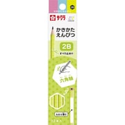 小学生文具 かきかた鉛筆 六角軸 2B グリーン G6エンピツ2B#29