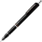 シャープペン 芯が折れないシャープペンシル デルガード 0.5mm ノック式 本体色:ブラック P-MA85-N2-BK