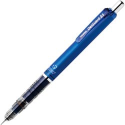 シャープペン 芯が折れないシャープペンシル デルガード 0.5mm ノック式 本体色：ブルー P-MA85-N2-BL