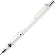 シャープペン 芯が折れないシャープペンシル デルガード 0.5mm ノック式 本体色:ホワイト P-MA85-N2-W