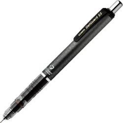 シャープペン 芯が折れないシャープペンシル デルガード 0.5mm ノック式 本体色：ハニカムグレー P-MA85-N2-HGR