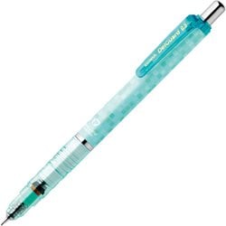 シャープペン 芯が折れないシャープペンシル デルガード 0.5mm ノック式 本体色：スクエアブルーグリーン P-MA85-N2-SQBG