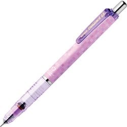 シャープペン 芯が折れないシャープペンシル デルガード 0.5mm ノック式 本体色：スクエアバイオレット P-MA85-N2-SQV