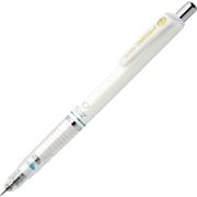 シャープペン 芯が折れないシャープペンシル デルガード 0.3mm ノック式 本体色:ホワイト P-MAS85-N2-W