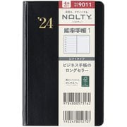 ウィークリー NOLTY(ノルティ) 能率手帳1(黒) 2024年4月始まり手帳 2024-9011