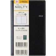 ウィークリー NOLTY(ノルティ) ポケットカジュアル4(ブラック) 2024年4月始まり手帳 2024-9056